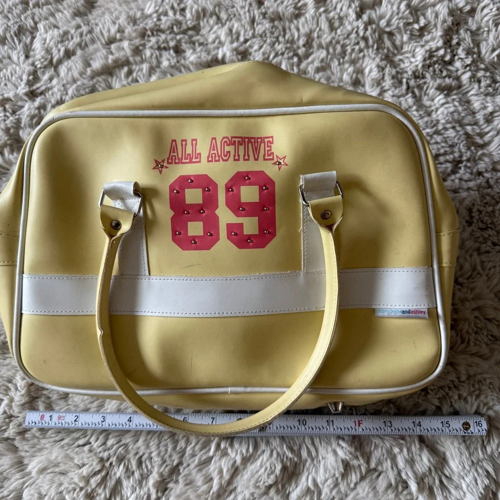 Vintage Mary-Kate and Ashley Olsen Bowling Bag Y2K Active 89 Satchel Athletic